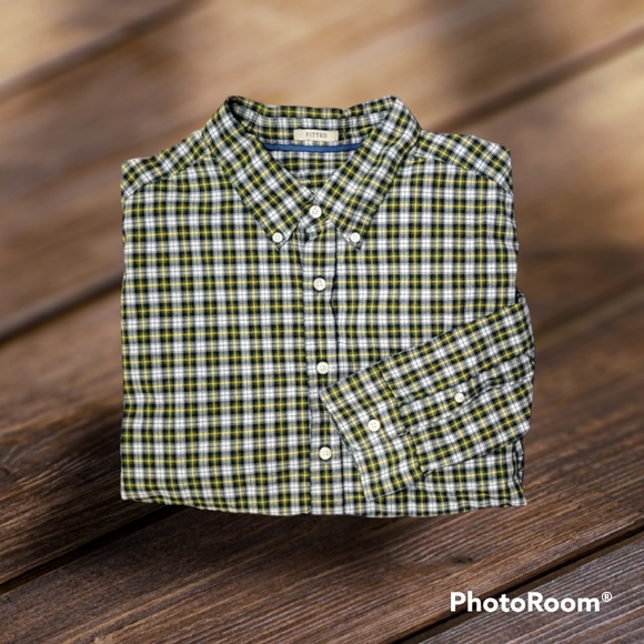 Old Navy Long Sleeve Shirt Mens Fitted XL - Picture 1 of 1